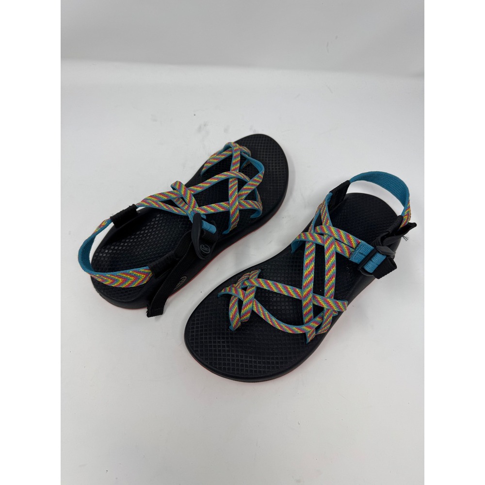 Chaco ZX/2 Classic Fiesta Rainbow Hiking Outdoor Vibram Sole Toe Loop Women's 9